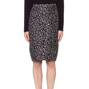Whistles polka dot pencil skirt